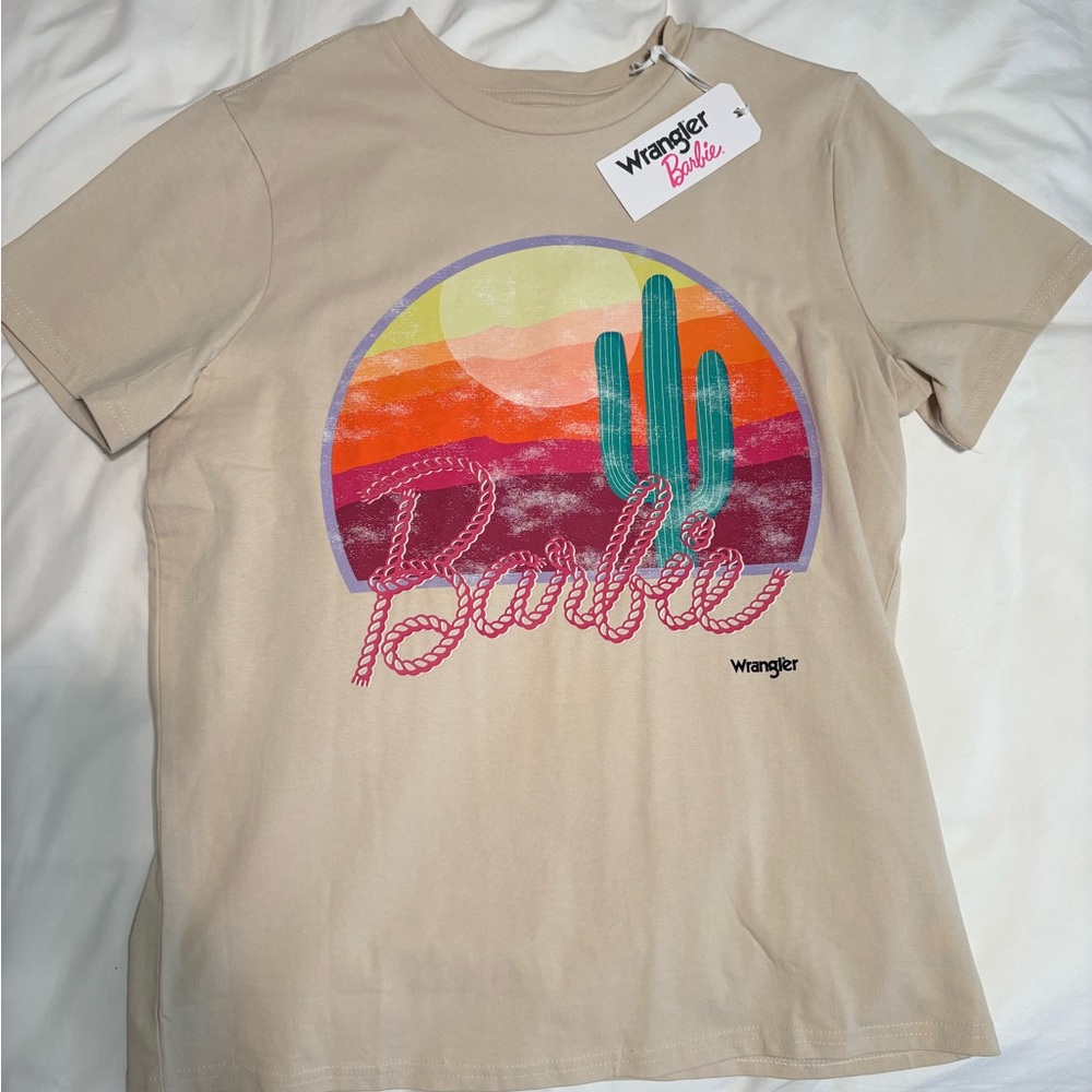 Wrangler x Barbie Beige Graphic Tee